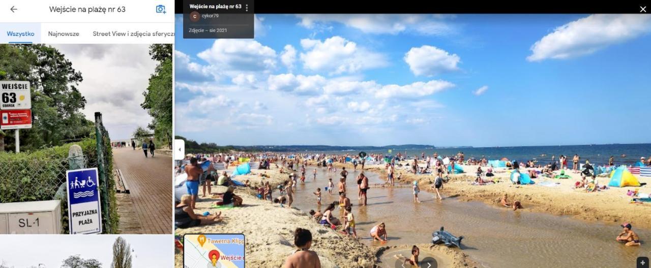 Apartament 2 Pokoje W Gdansku Blisko Morza 1500 M Do Plazy Bagian luar foto